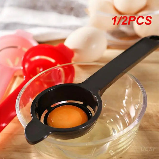 1/2PCS Actual Egg Separator Durable And Easy To Clean Egg Yolk Separator Handy Cookware Baking Accessories Innovative Bake