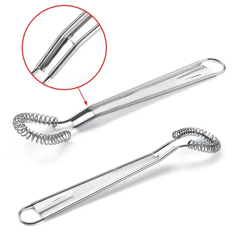 Stainless Steel Whisk Spring Hand Mixer Spoon Kitchen Eggs Sauces Honey Cream Mixing  Kitchen Gadgets Cooking Tools