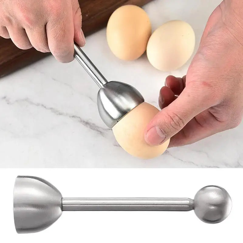 Stainless Steel Egg Shell Opener Egg Opener Egg Shell Cutter Boiled Egg Kitchen Tool Knocker Egg Accessories Kitchen Gadgets