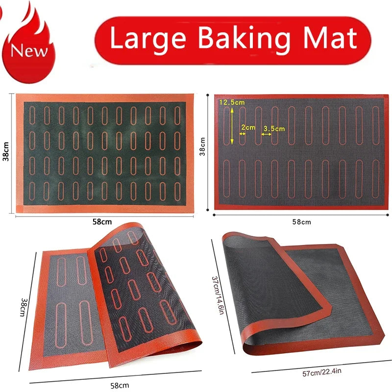 Perforated Silicone Baking Mat Non-stick Oven Sheet Liner Bakery Kitchen Bakeware Accessory Tools Pastry Macaron Pad For Cookies