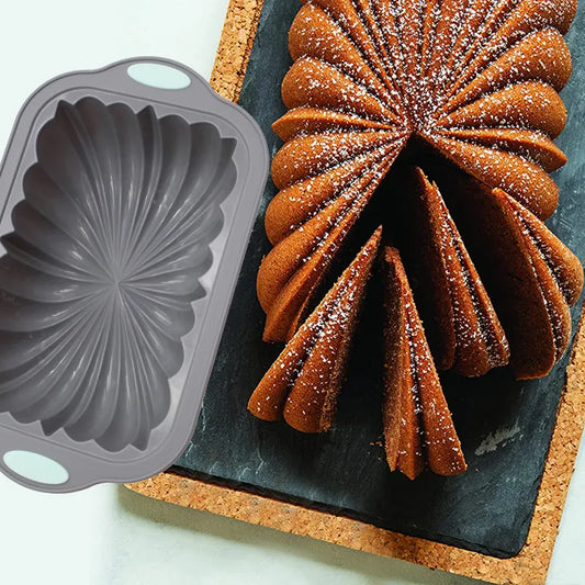 Meibum Fluted Design Toast Bread Moulds Loaf Pan Pound Cake Baking Tools Food Grade Silicone Bundt Cake Molds Kitchen Bakeware